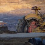 excavator, wheel, extraction, coal, strip-mine, coal mining, industry, mine, doly, large machine, surface, earth, surface mining, mining, mine, mining, mining, mining, mining, mining