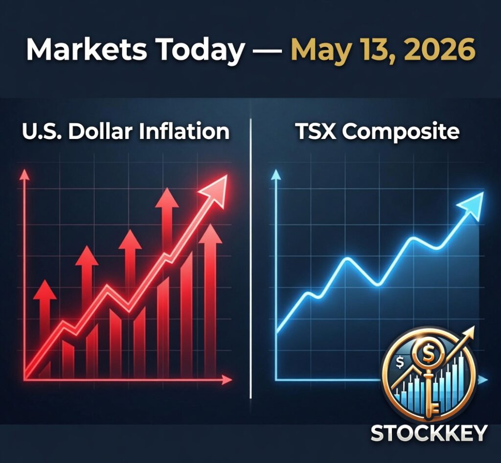 What Happened in Markets Today — May 13, 2026: Inflation Surges, Tech Holds, and Canada Watches Earnings